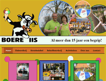 Tablet Screenshot of boereiis.nl